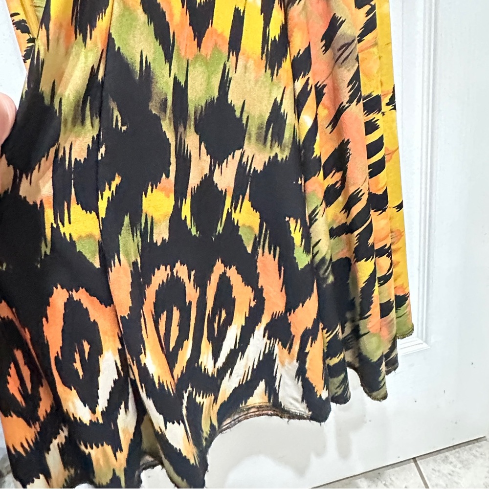 Psychedelic Multicolor Flared Pants High Waisted - image 6